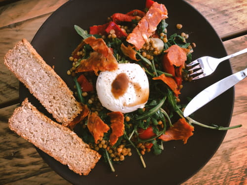Salade de lentilles espagnole