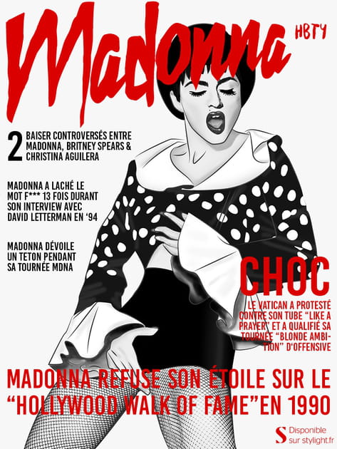 Madonna &agrave; la Une d'Interview