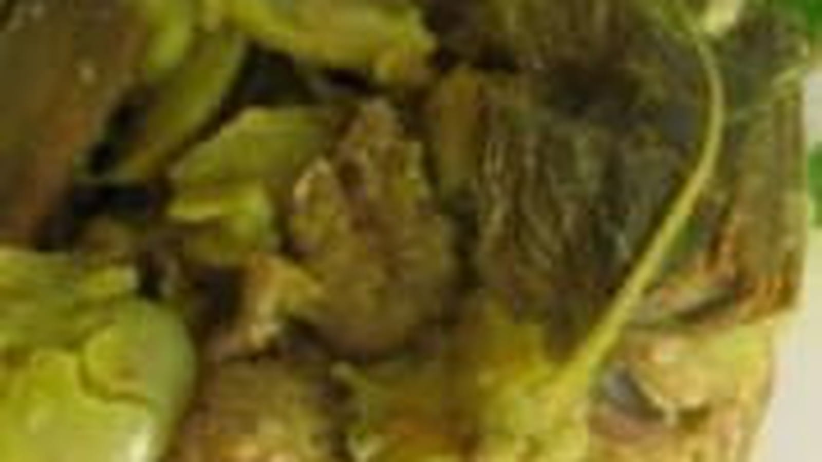 Tajine d'agneau aux légumes verts