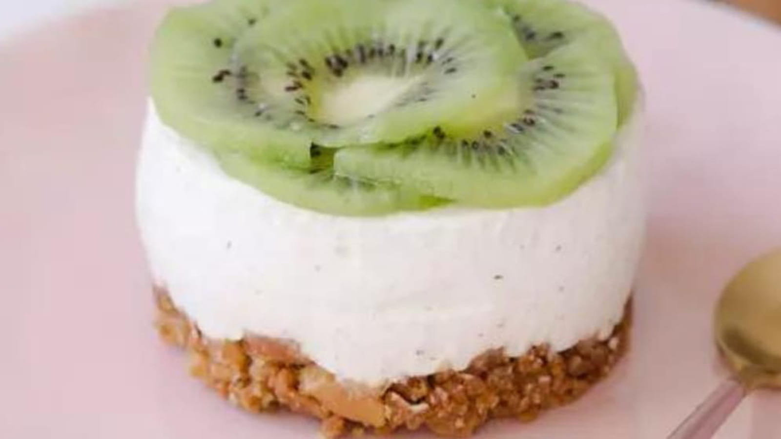 Cheesecakes aux kiwis Oscar® sans cuisson