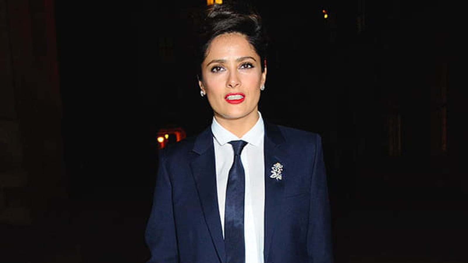 Salma Hayek le 19 janvier 2014