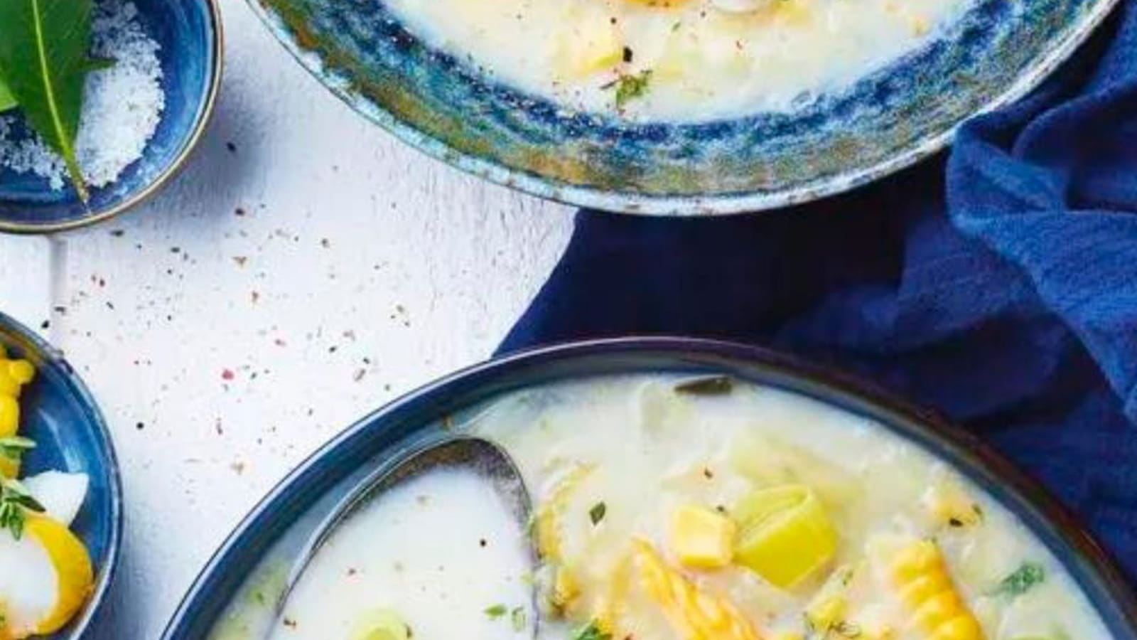 Velouté crémeux au maïs et haddock