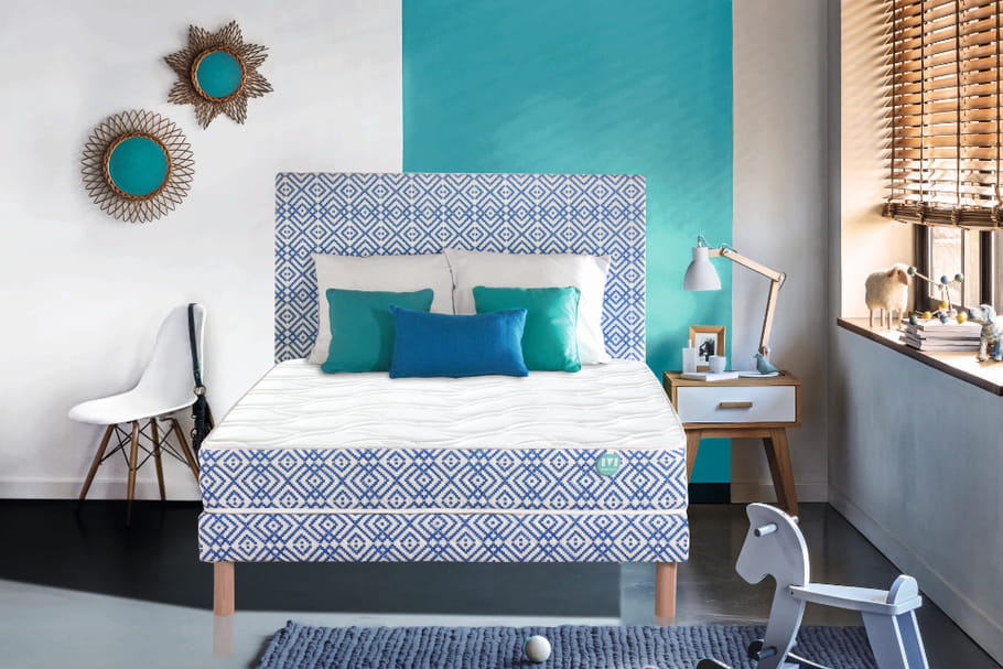 L'objet du désir : le lit à motifs bleus de Mérinos