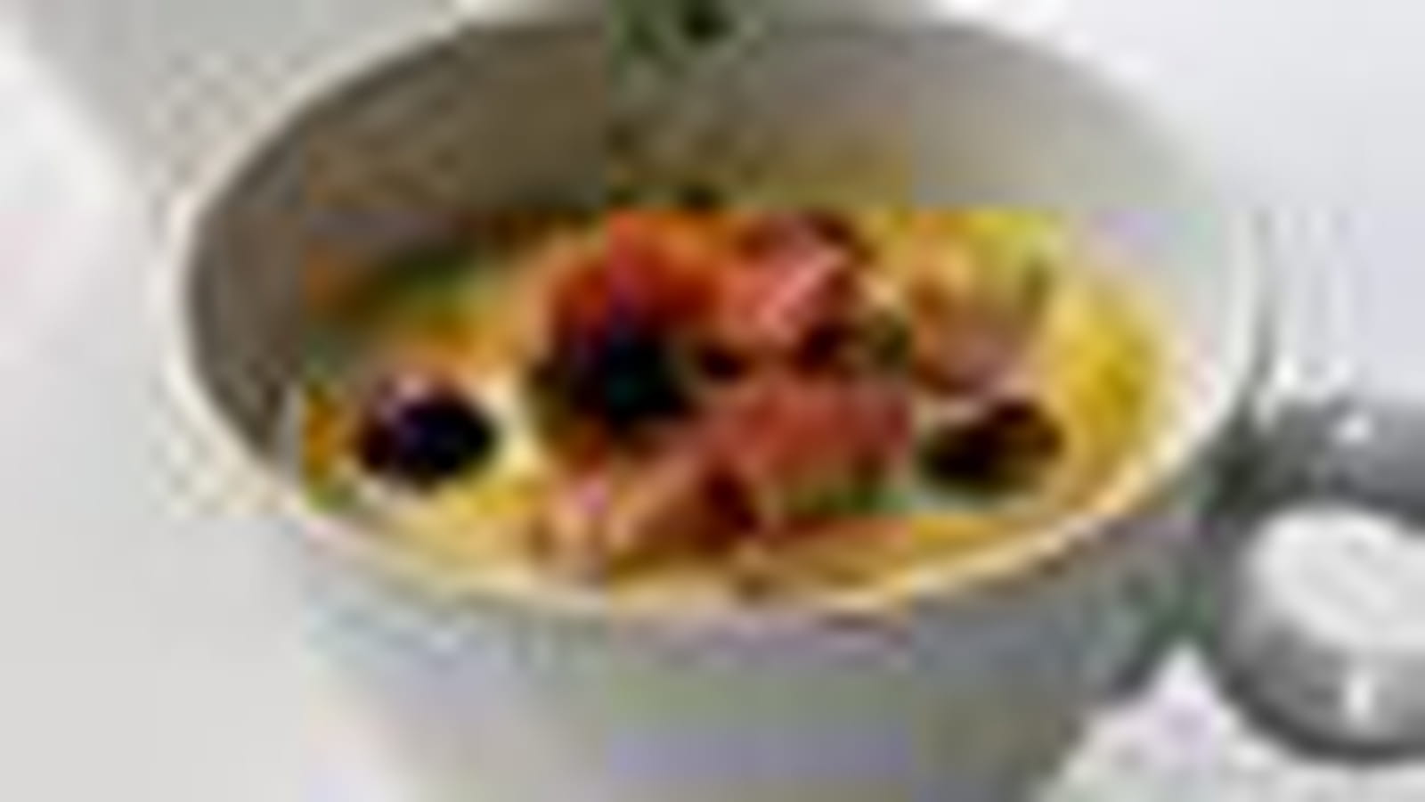 Velouté de butternut aux chanterelles
