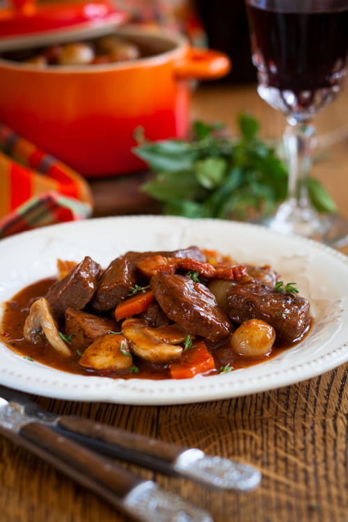 Boeuf bourguignon au Thermomix