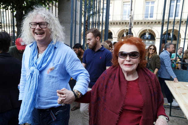 Avec Pierre-Jean Chalen&ccedil;on &agrave; la F&ecirc;te des Tuileries en 2019