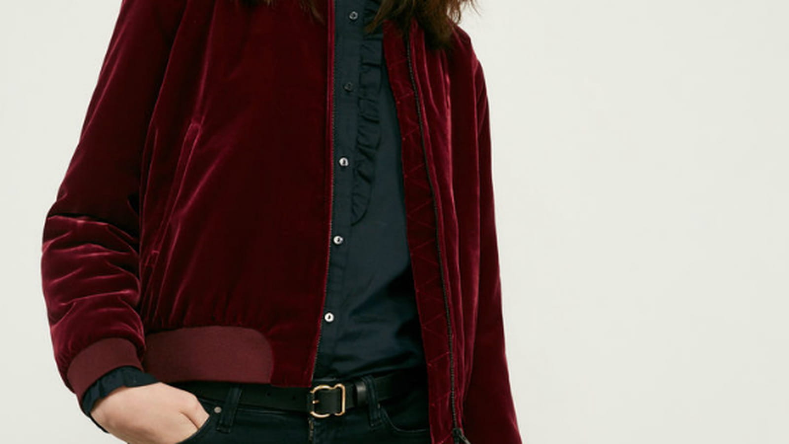 Bomber en velours 