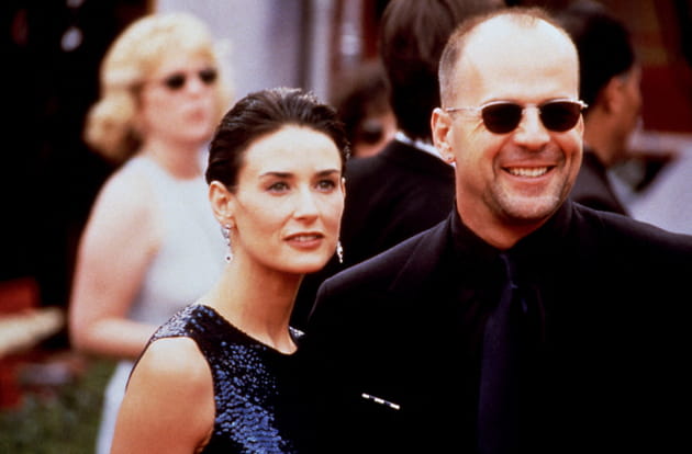 Avec Demi Moore en 1997