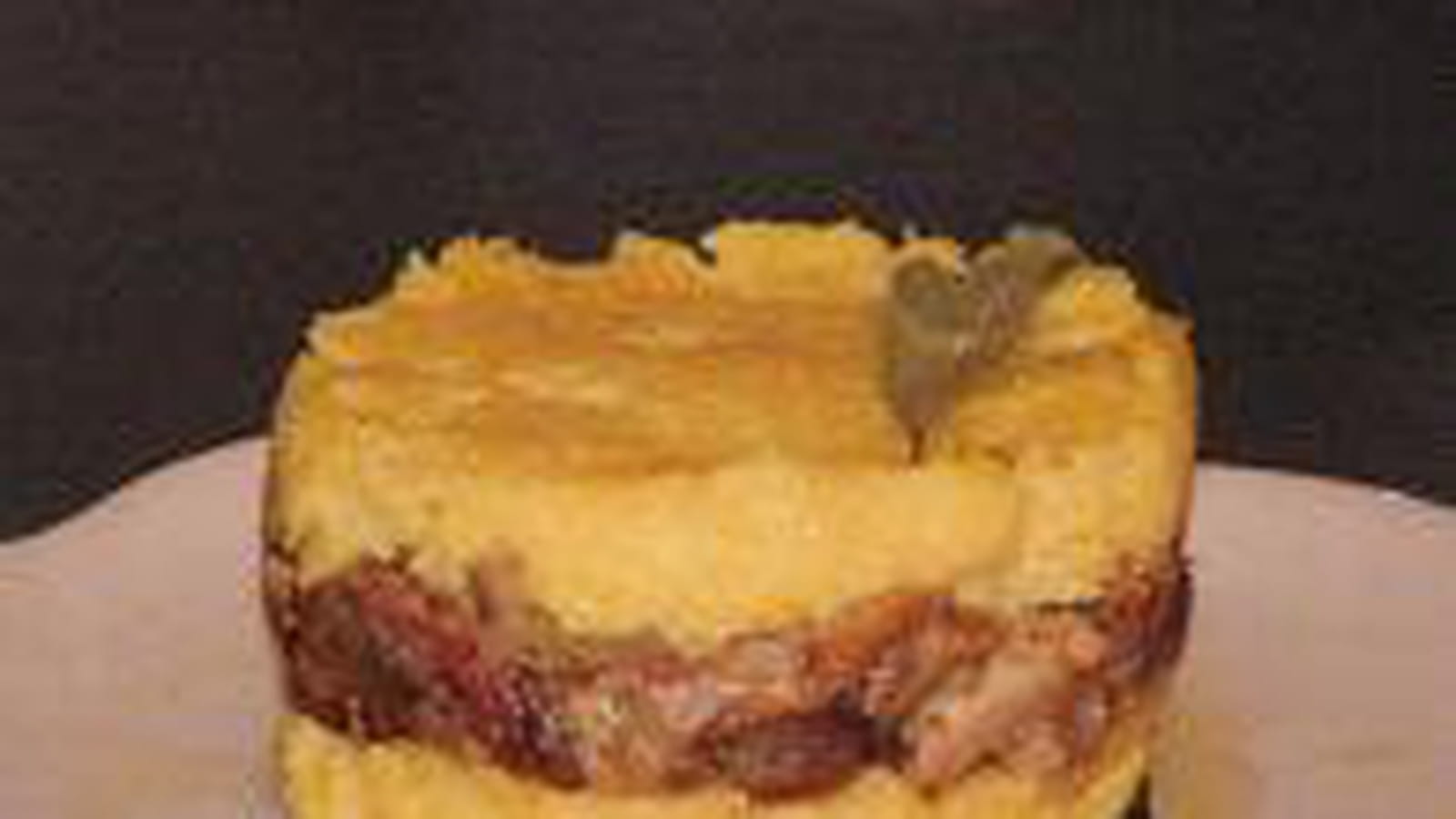 Parmentier de lapin à la polenta