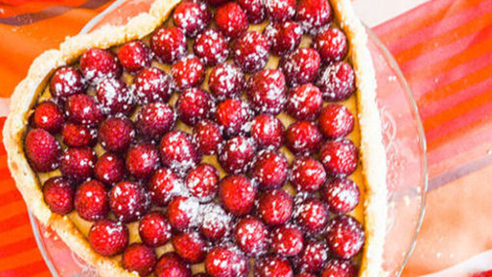 Charlotte coeur framboises et vanille