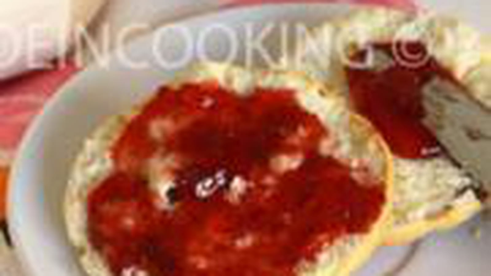 Scones nature et aux raisins secs