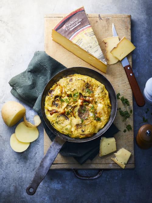 Tortilla au vacherin Fribourgeois AOP