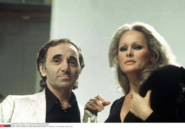 Avec Ursula Andress en 1976