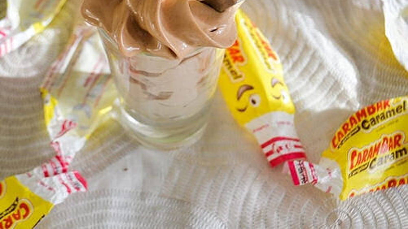 Mousse de Carambar® au siphon