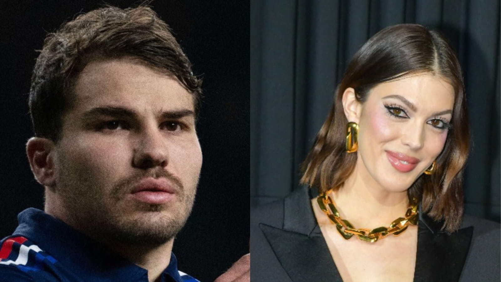 Antoine Dupont et Iris Mittenaere