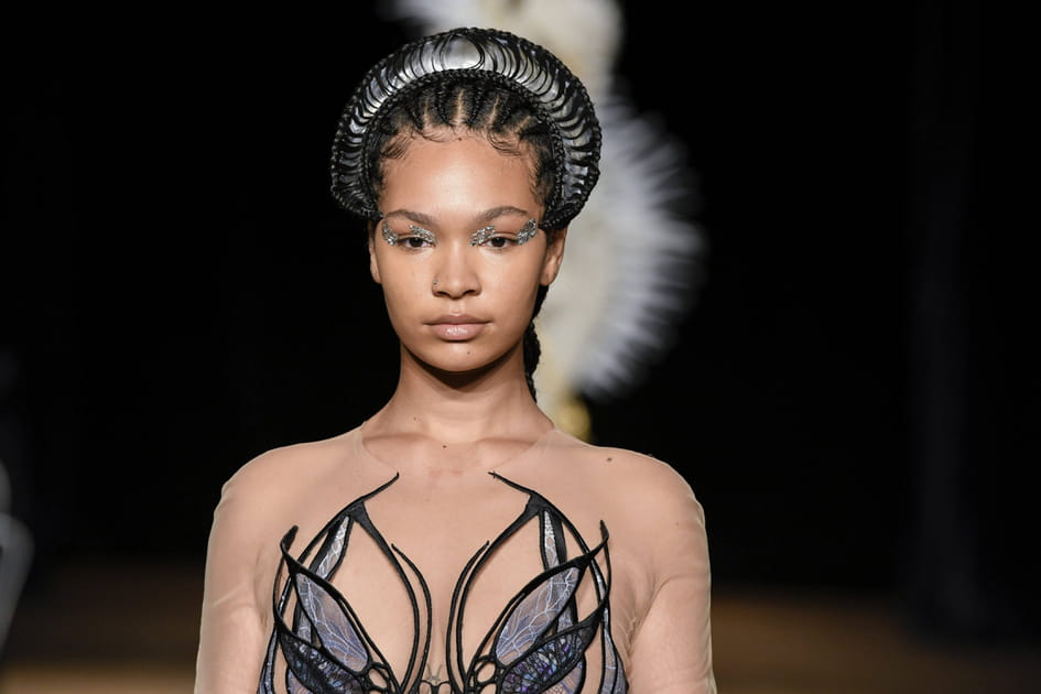 Le crystal eyes vu chez Iris Van Herpen