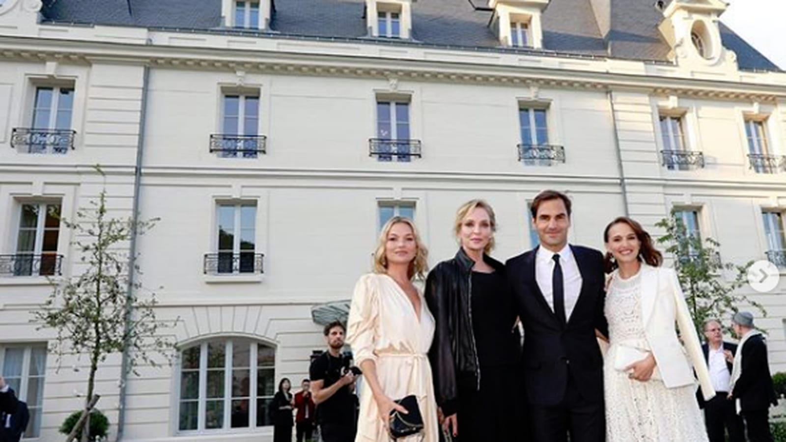 Kate Moss, Uma Thurman, Roger Federer et Natalie Portman