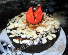 Fondant au chocolat et amandes effilées : Etape 2