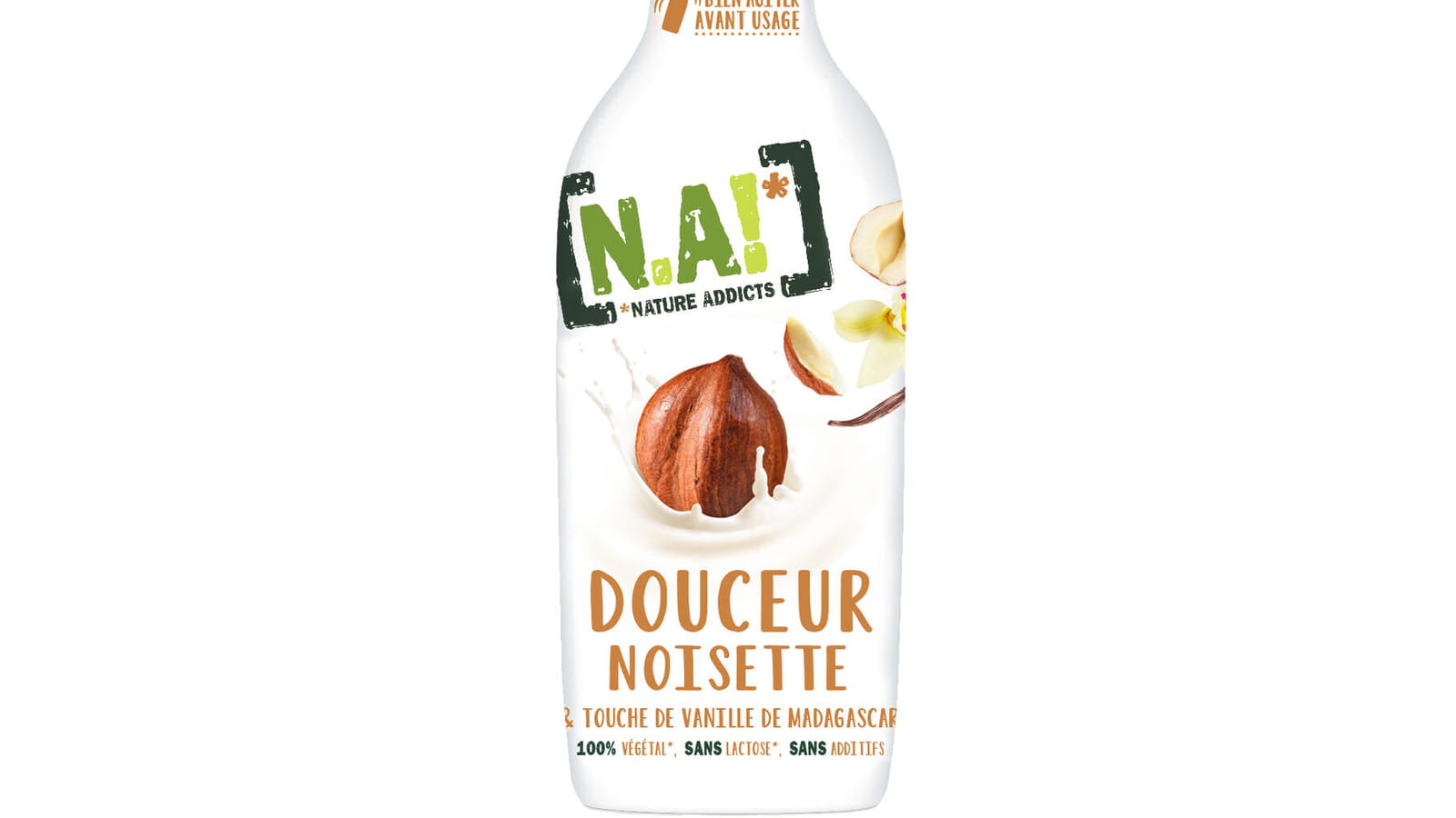 Le lait végétal Douceur Noisette de N.A!