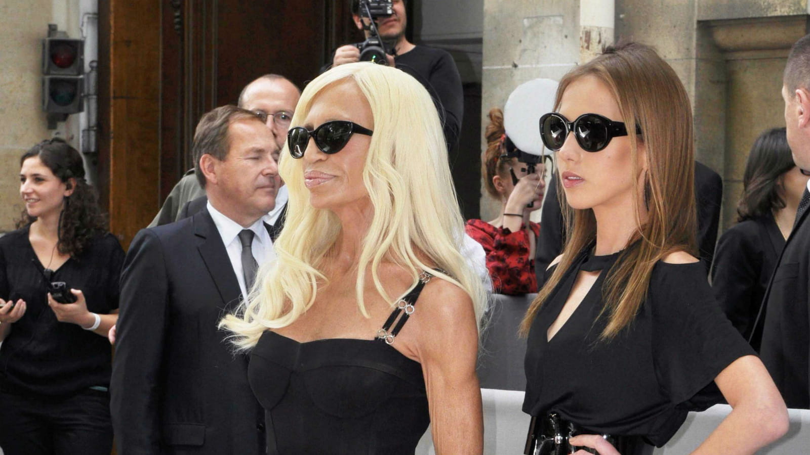 Donatella et Allegra Versace