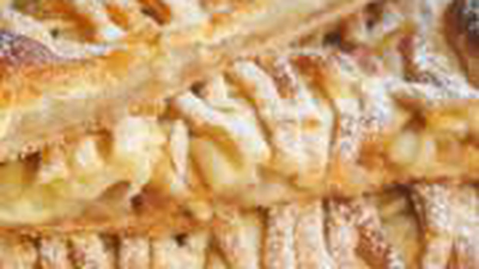 Jalousie aux pommes et aux framboises