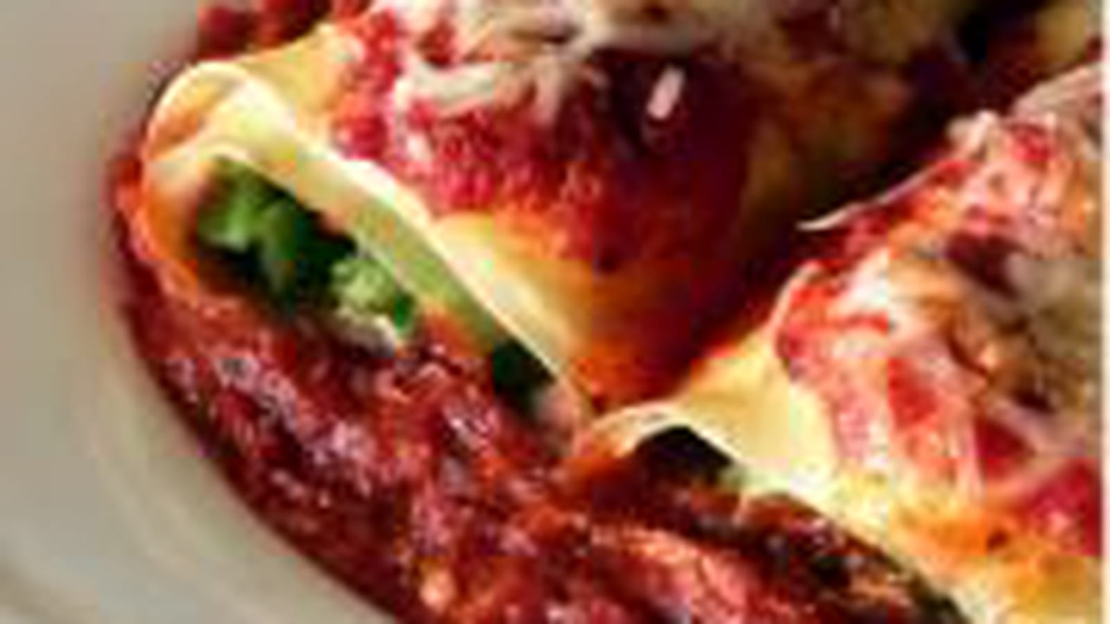 Cannelloni haricots verts et ricotta