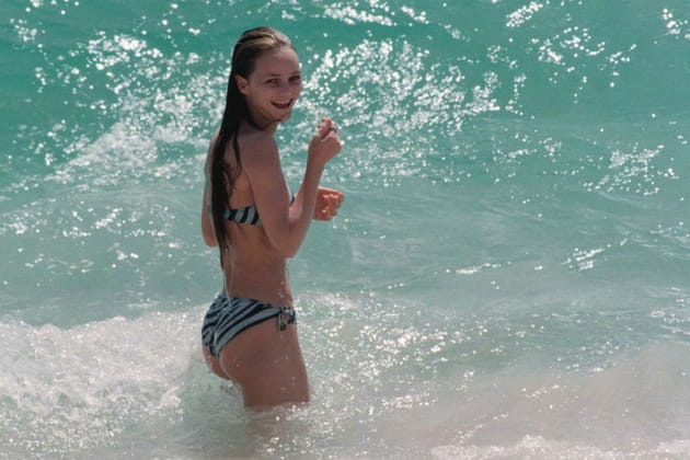 Vanessa à la plage