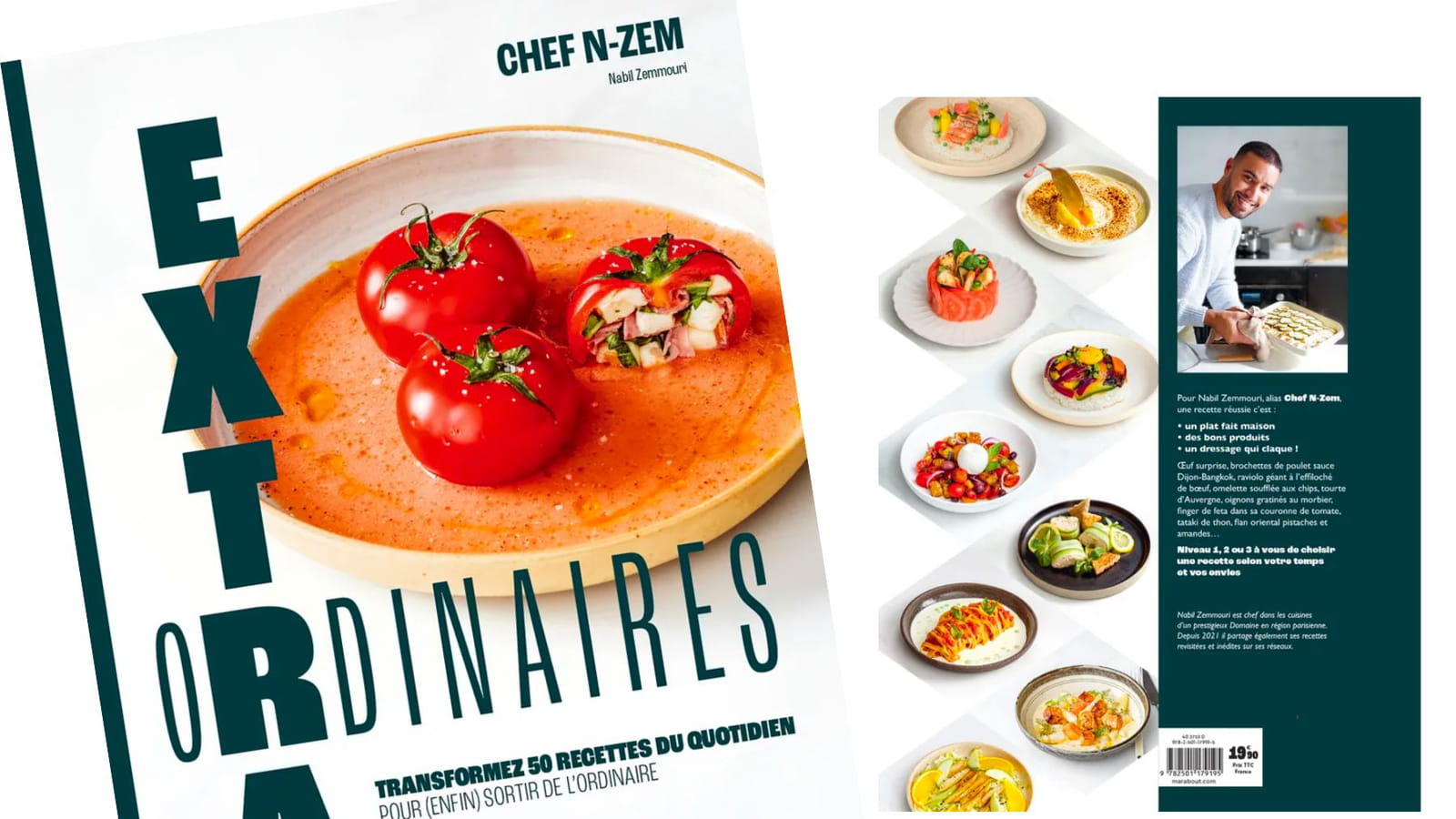 Livre "Extraordinaires" du Chef N-Zem