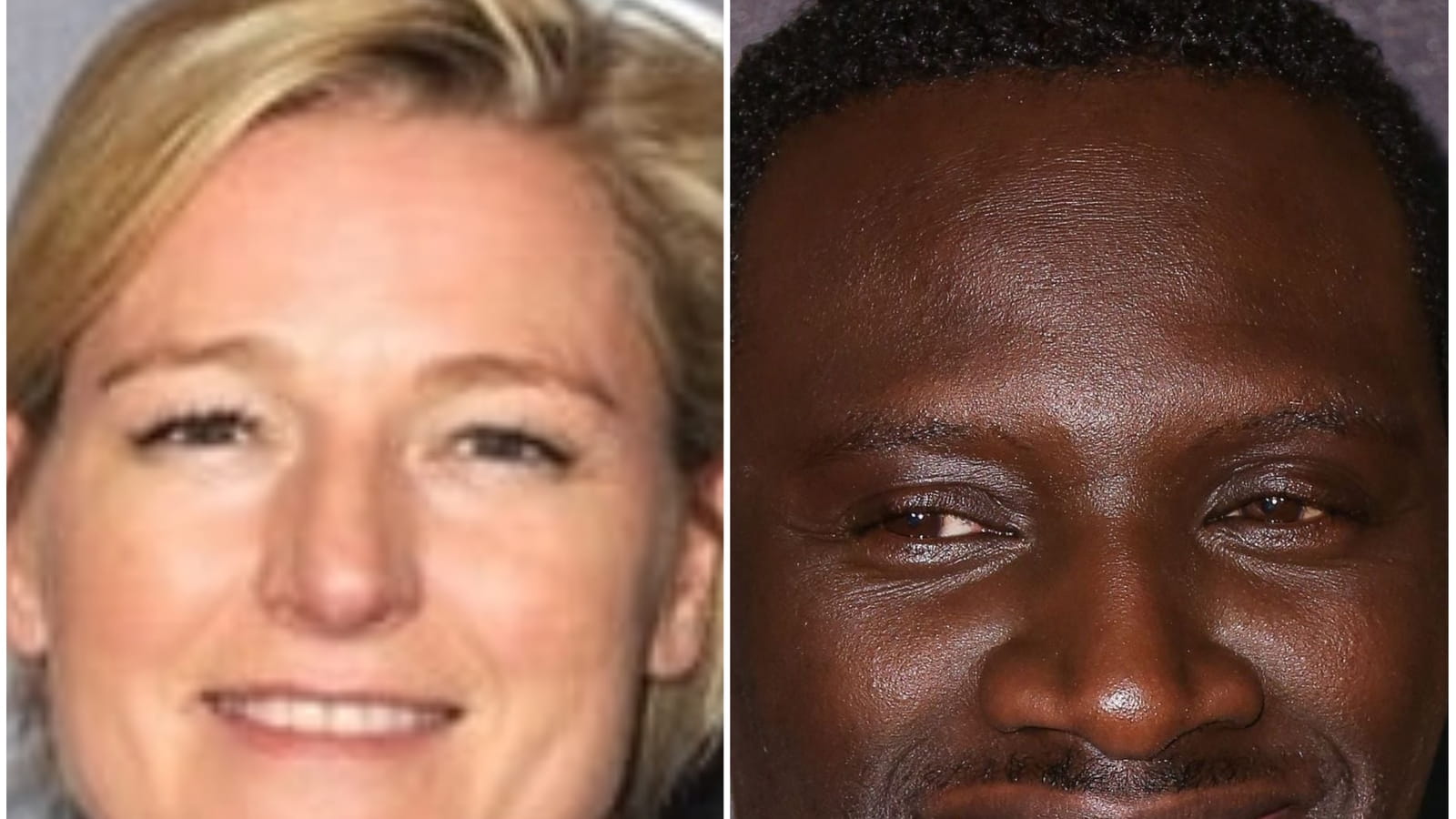 Anne-Elisabeth Lemoine et Omar Sy