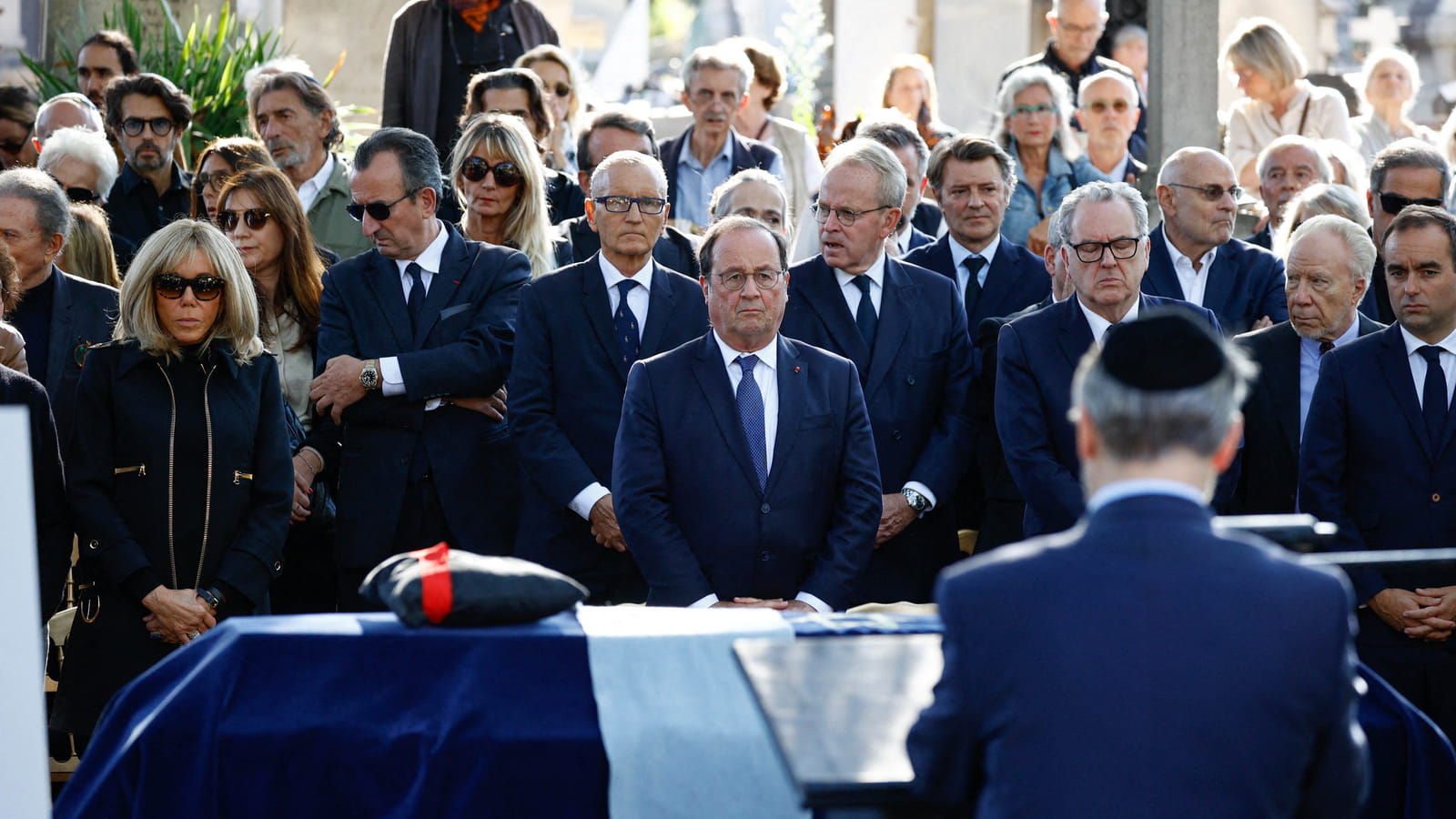 Brigitte Macron, Francois Hollande et Richard Ferrand 