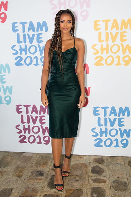 Flora Coquerel&nbsp;au d&eacute;fil&eacute; Etam Live Show