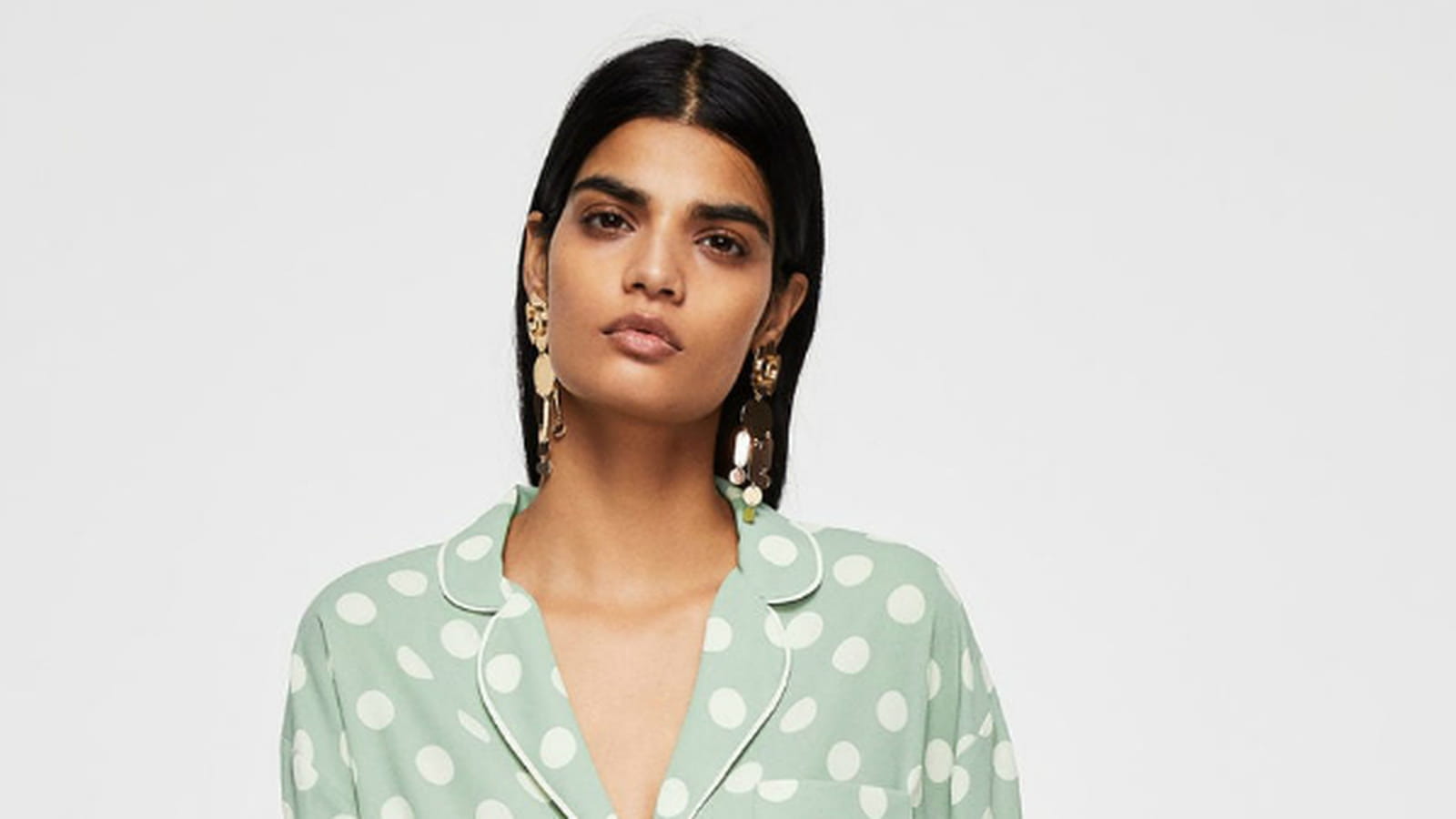 Blouse à pois
