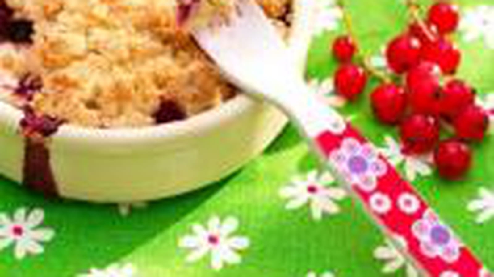 Crumble aux fruits rouges