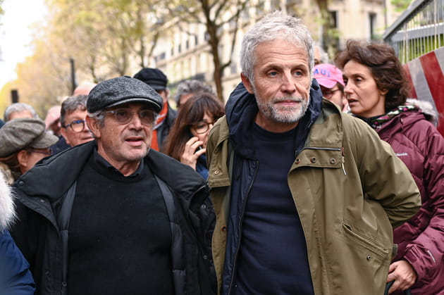 Michel Boujenah et St&eacute;phane Guillon vus &agrave; la Marche contre l'antis&eacute;mitisme