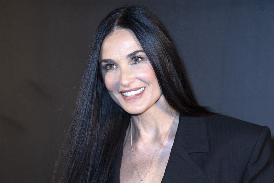 Les cheveux bruns XXL de Demi Moore