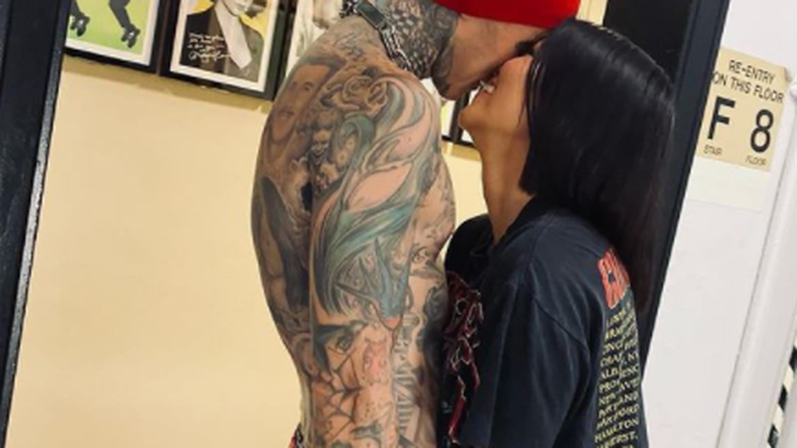 Travis Barker et Kourtney Kardashian