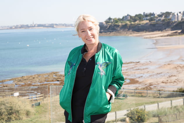 Emmanuelle Bercot, blonde platine