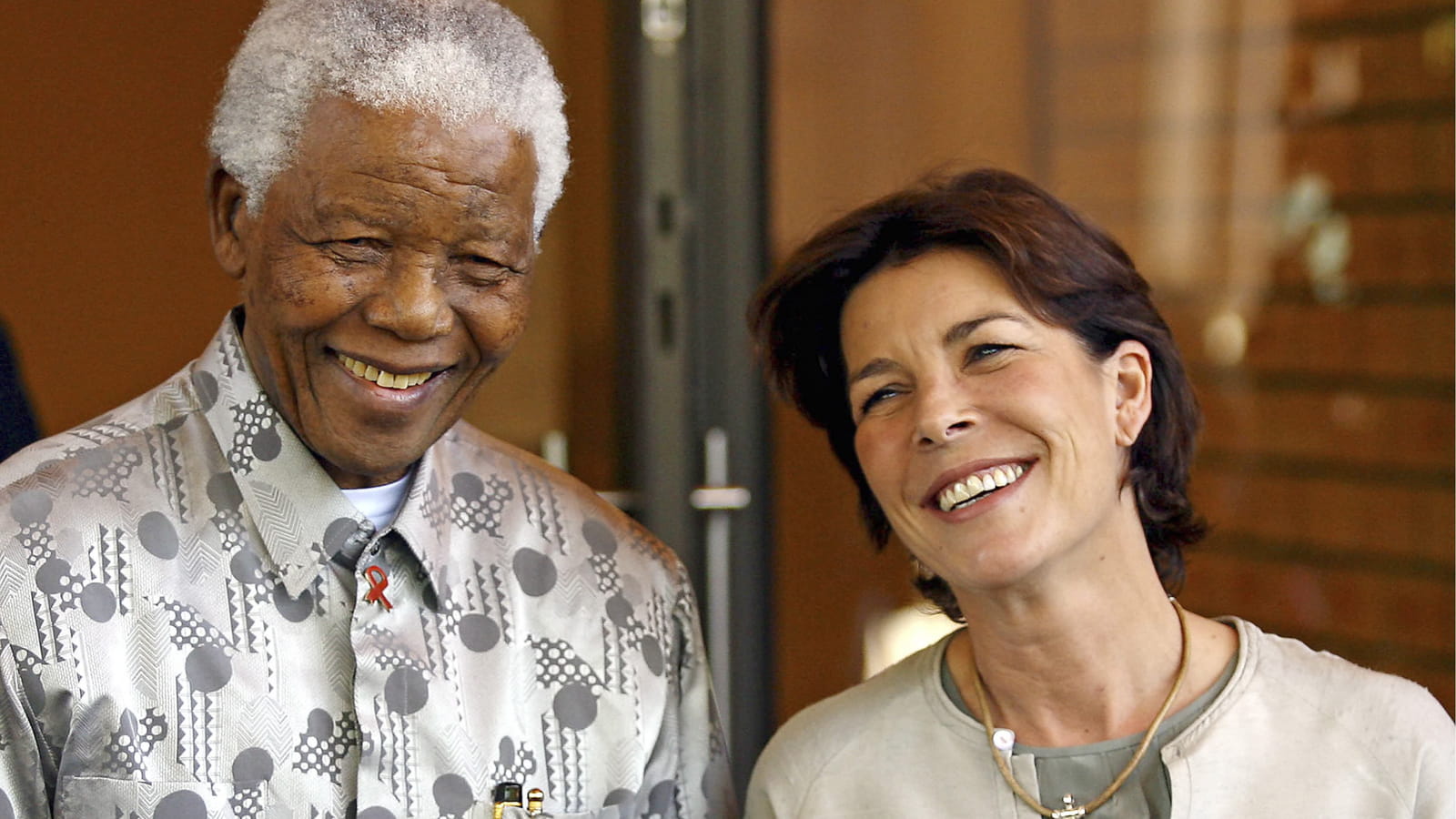 Avec Nelson Mandela