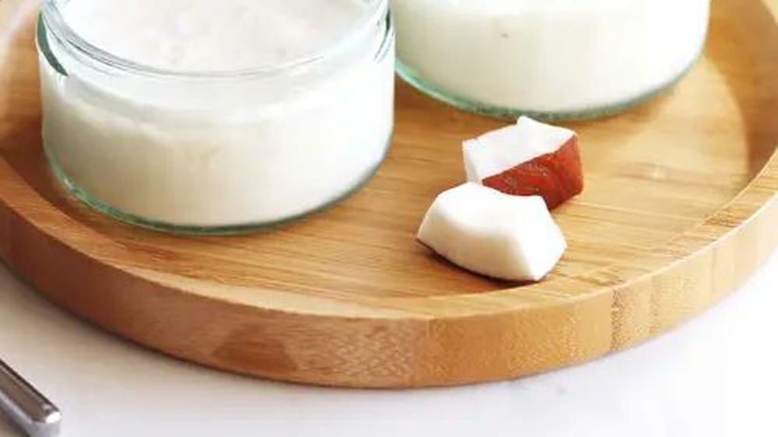 Yaourts maison à la noix de coco