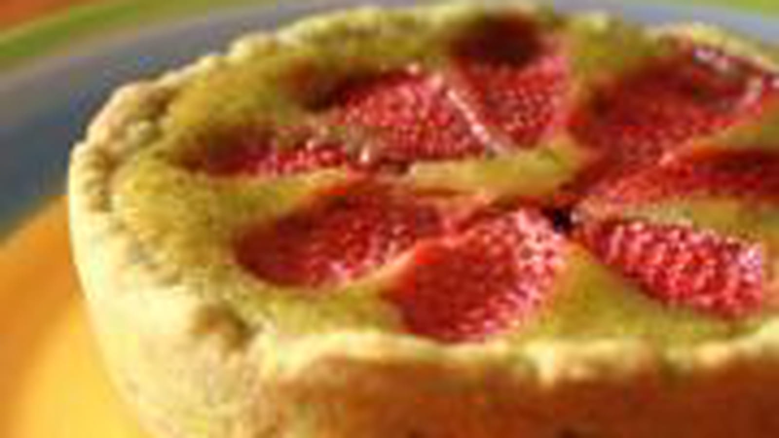 Tartelettes pistachées à la fraise gariguette