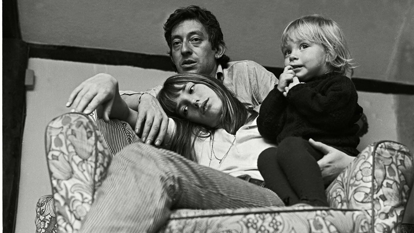 Jane Birkin, Serge Gainsbourg et Kate Barry