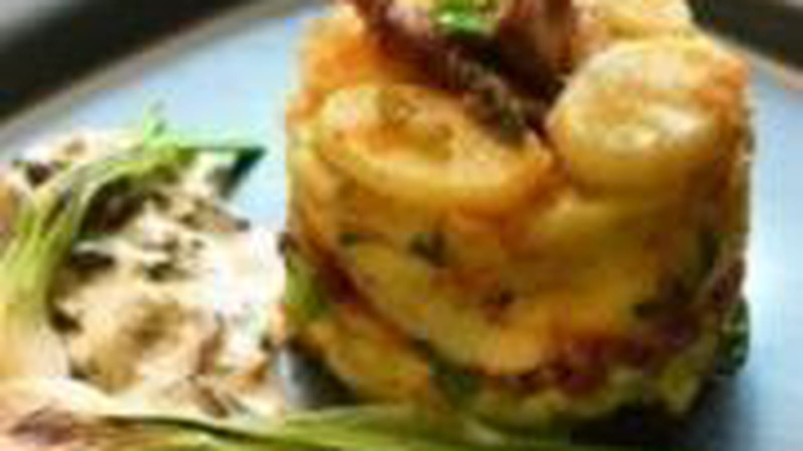 Pommes sablées au canard