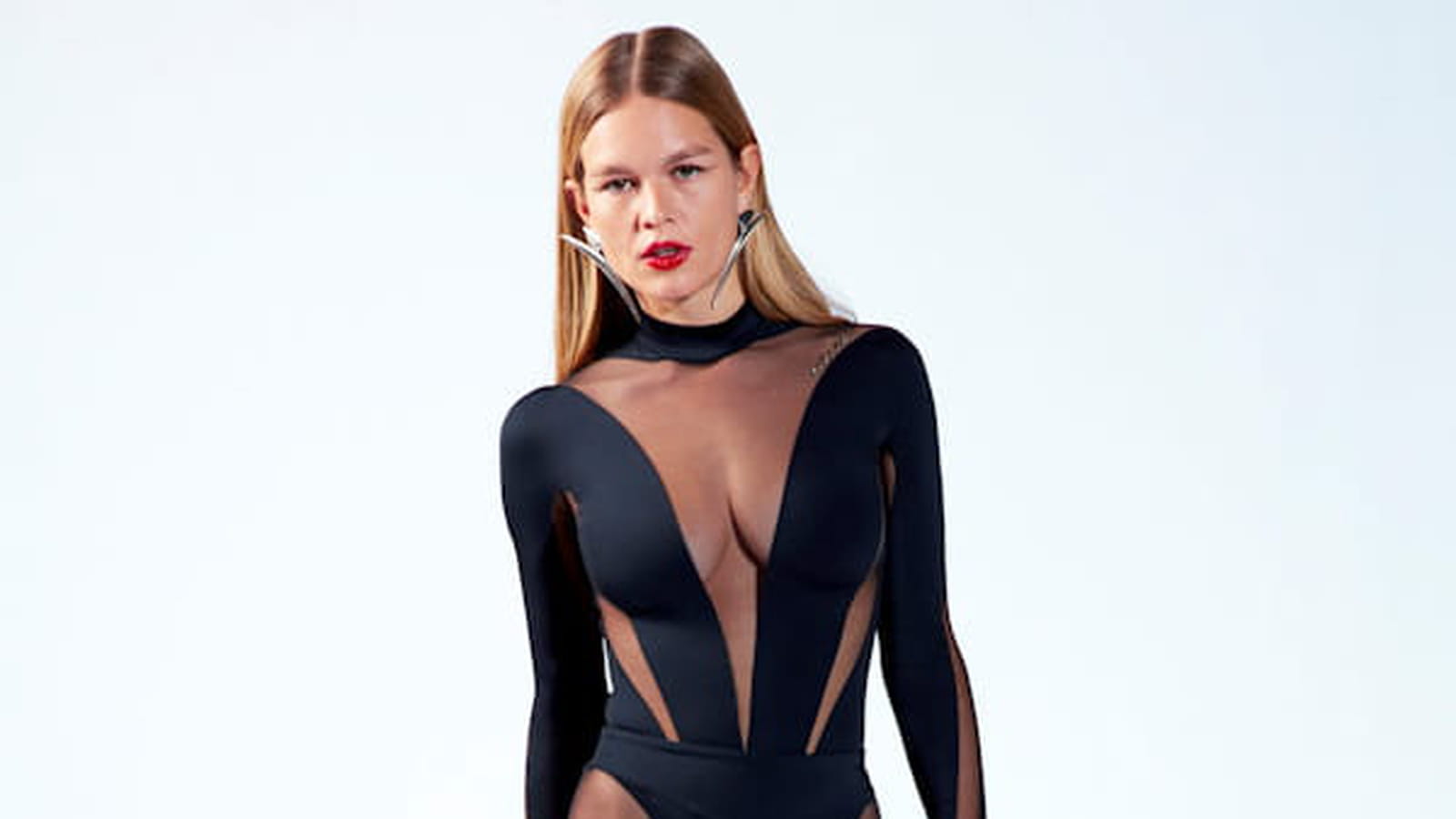 Combinaison et sandales Mugler H&M