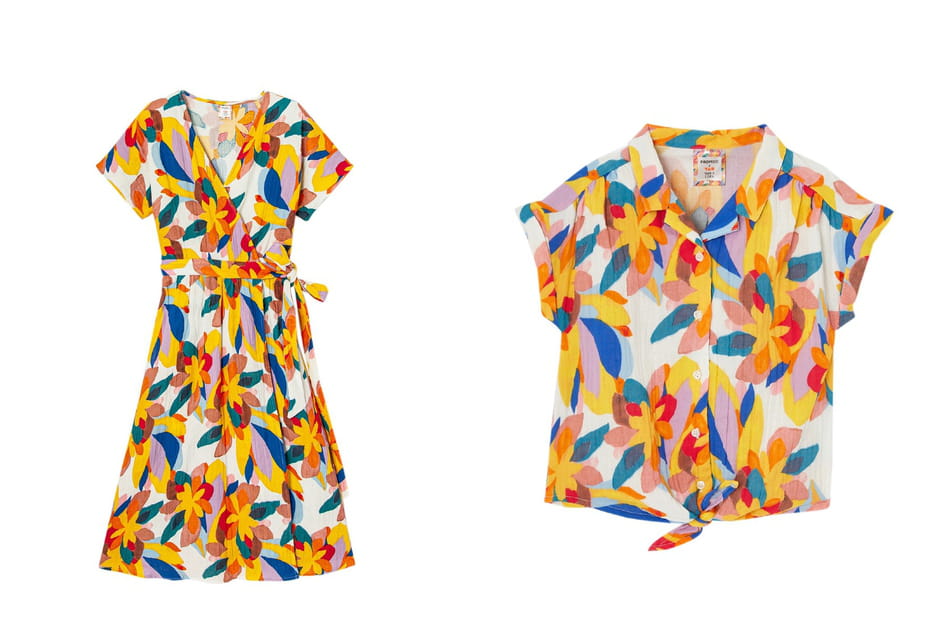 Une tenue assortie maman-enfant, Promod x Tape-&agrave;-l'oeil