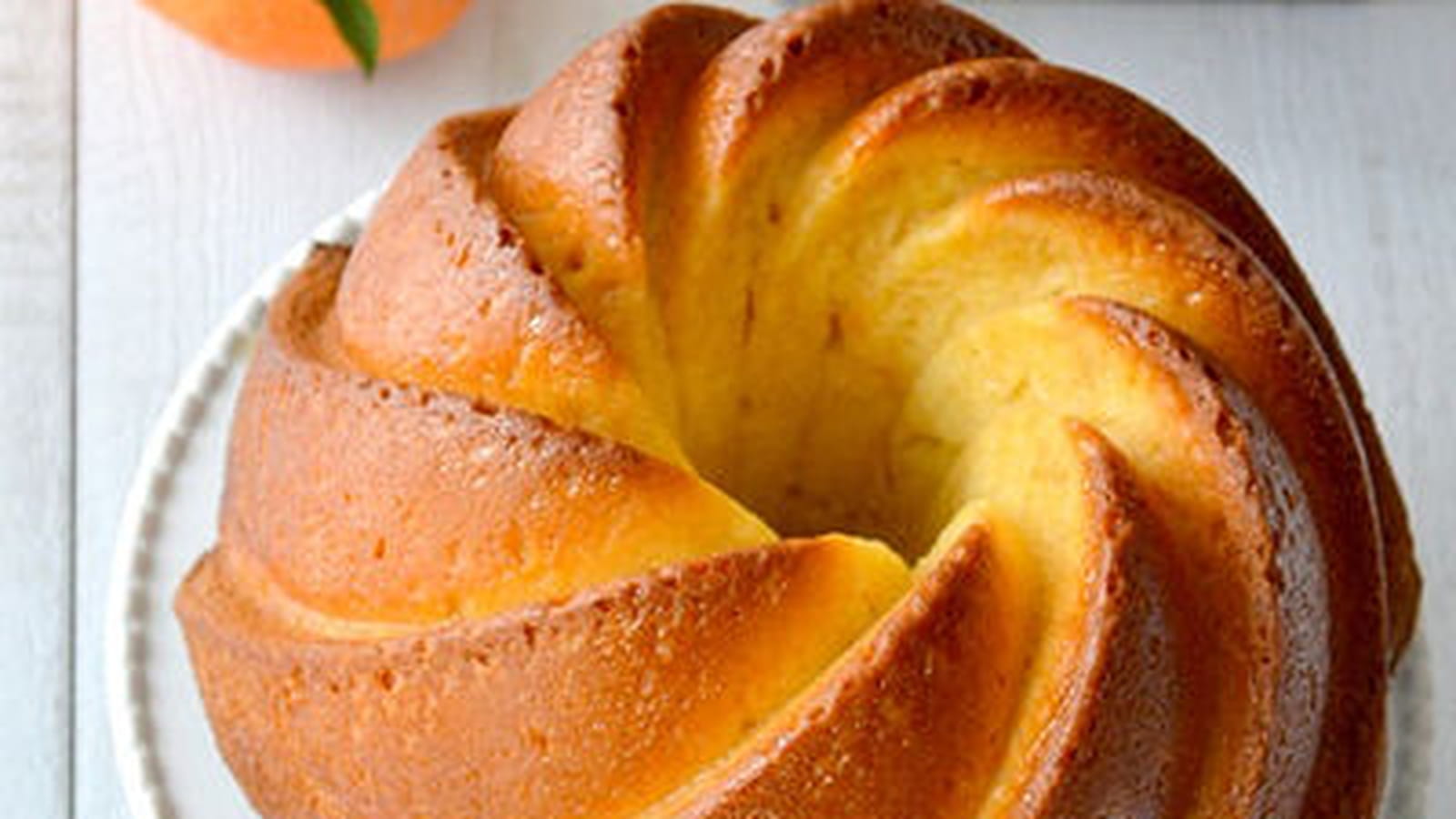 Bundt cake orange amande miel