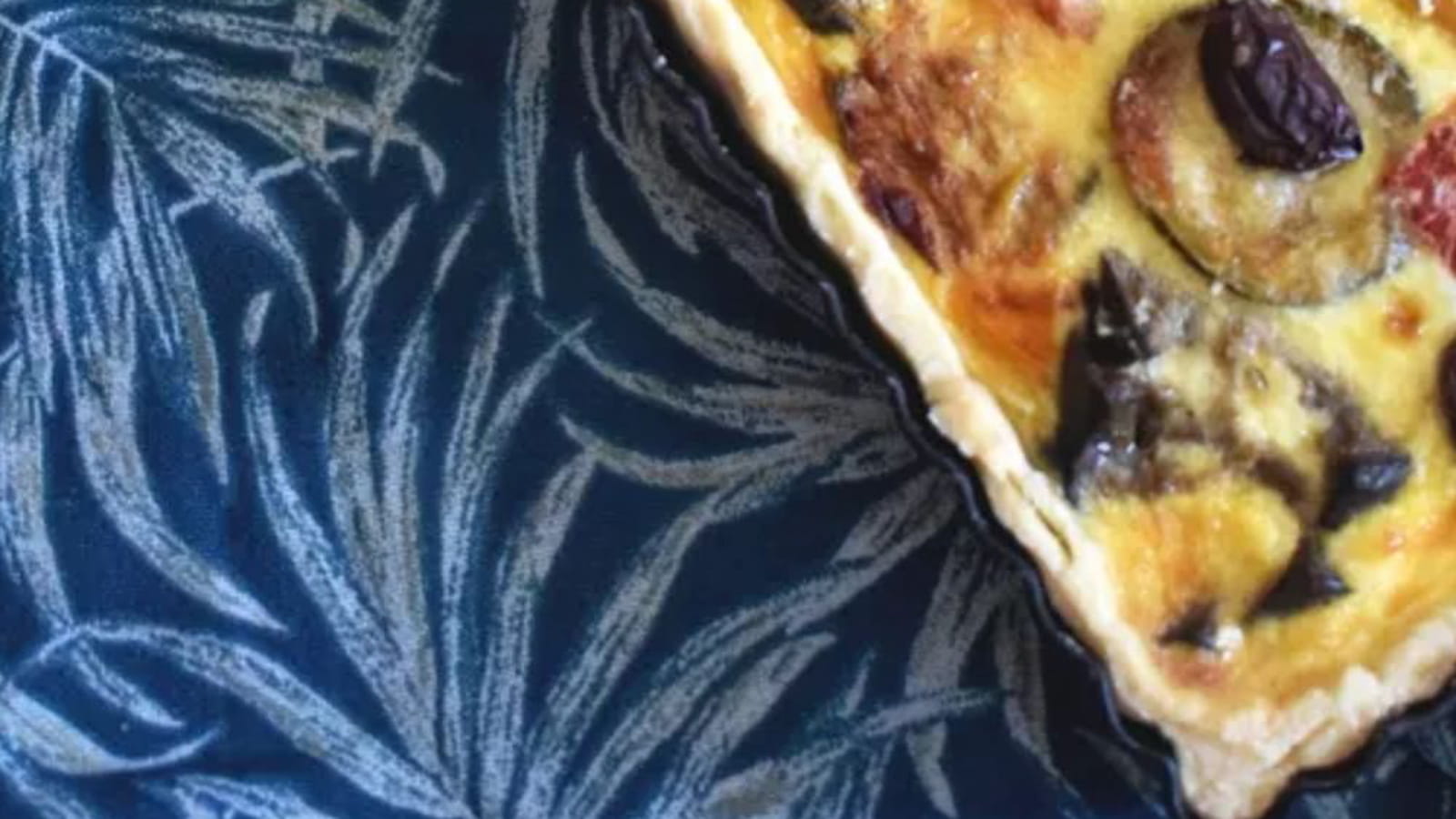 Tarte salée à la ratatouille maison