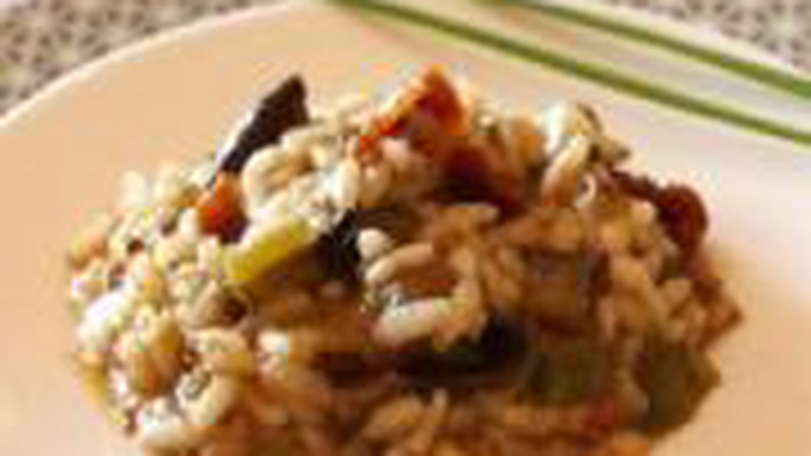 Risotto aux aubergines grillées