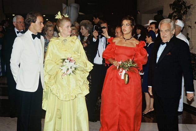 La famille réunie au Gala de la Croix-Rouge en 1981