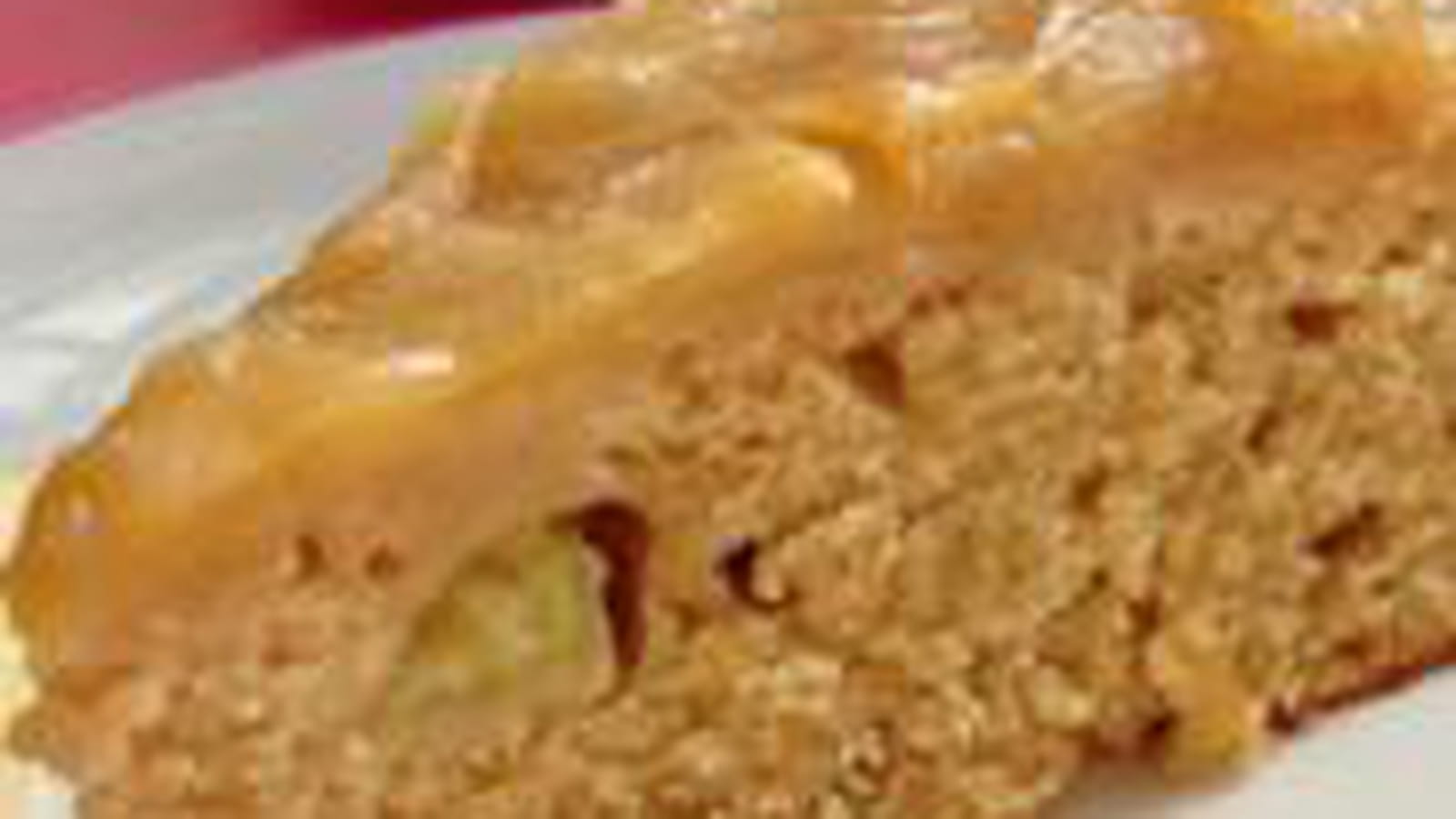 Gâteau renversé pommes érable