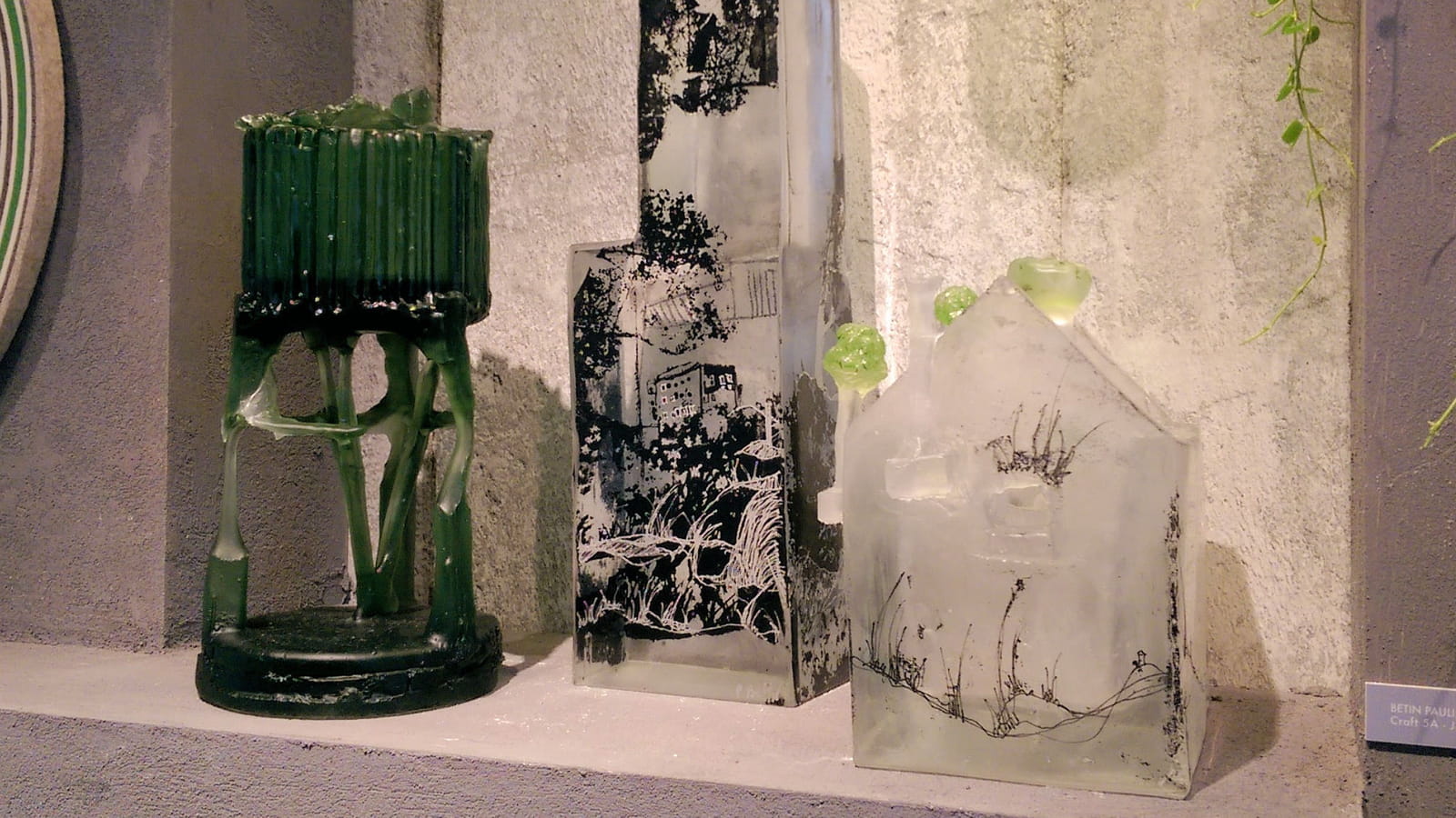 Sculptures en verre de Pauline Bétin